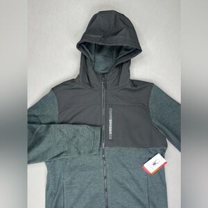 SPYDER FLEECE LINED HOODED SWEATER JACKET